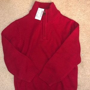 The Children’s Place Red 1/2 Zip 3T Sweater**NWT**